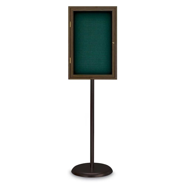 Corkboard, Triple Door, Radius Frame, 72x36", Bronze/Pearl